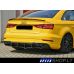 Audi S3 A3 8V galinio bamperio difuzoriaus apdaila